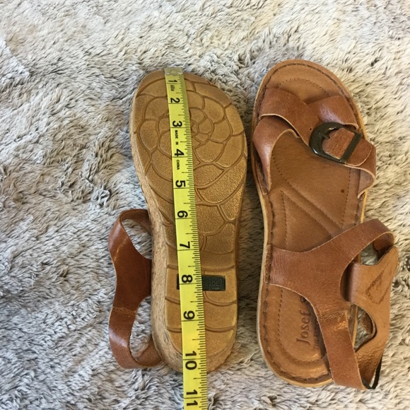 Josef Siebel Kira buckle strap wedge sandals 8.5 - Picture 10 of 11
